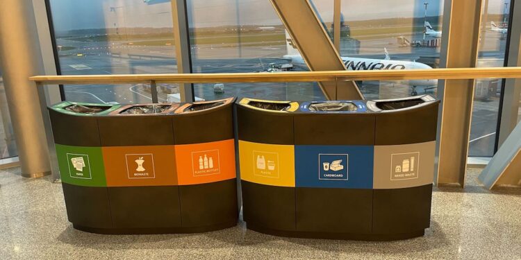 フィンランド　ゴミ箱