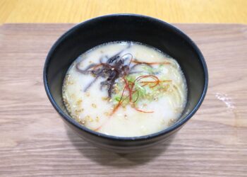 不二製油 プラントベースとんこつラーメン試食