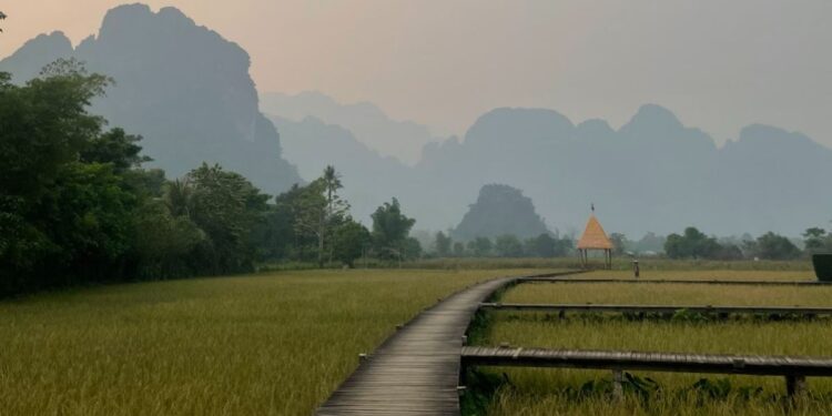 ラオスの古都ルアンパバーンで撮影した写真