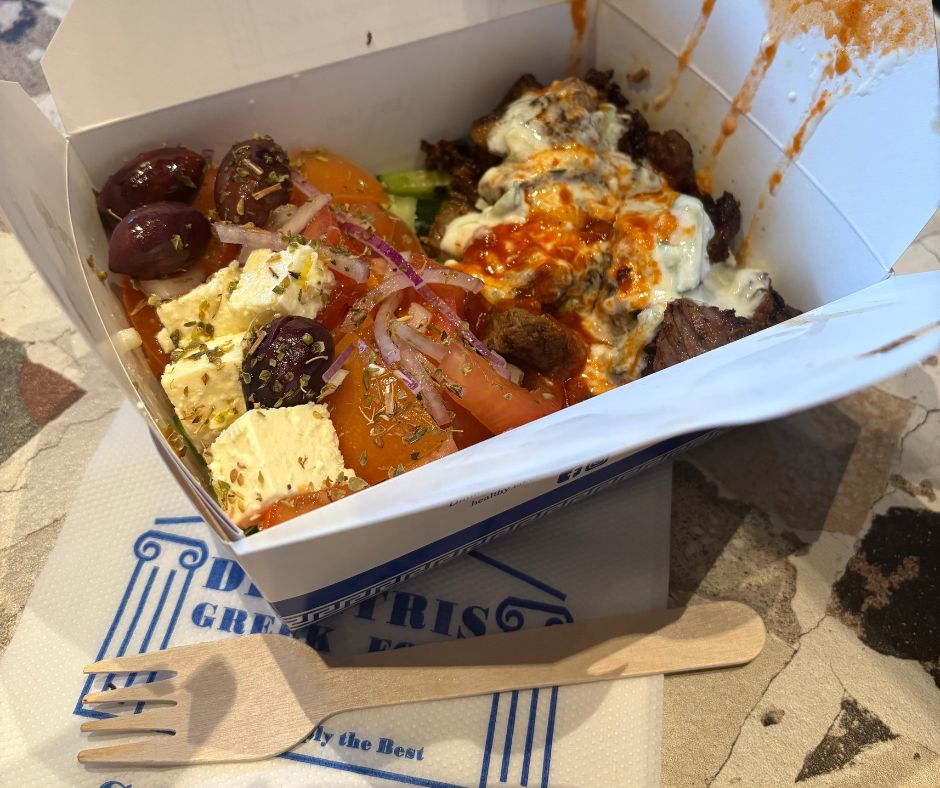 ギリシャ料理屋"Dimitris Greek Food"の「PLATTERS」