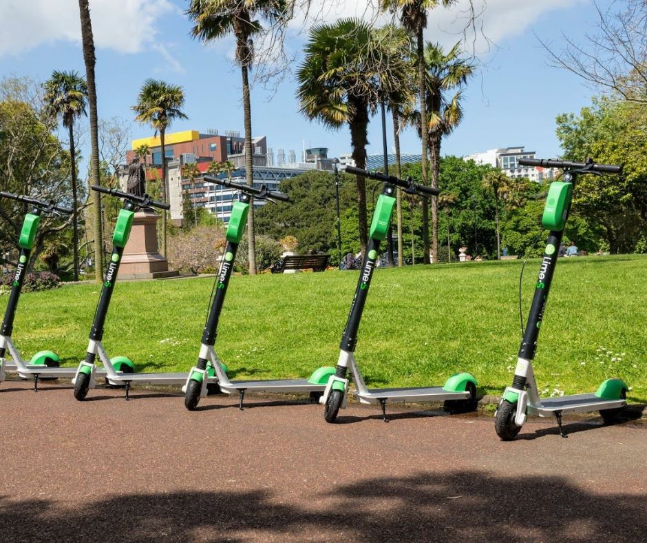 Limeの電動スクーター