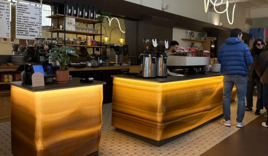 カウンターの様子