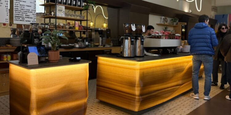 カウンターの様子